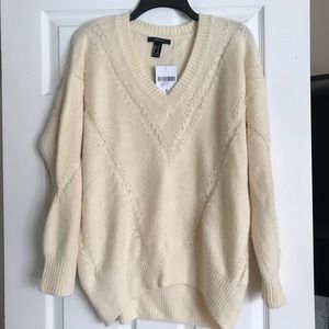 Oversized V Neck Sweater